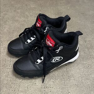 Rawlings Kids Black and White Sneakers